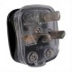 China GB 2099 10 Amp 250 Volt Black/Clear Down Angle Entry Male