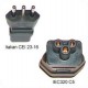Italy CEI 23-16 Male Plug to C5 Female Connector 2.5 Amp 250