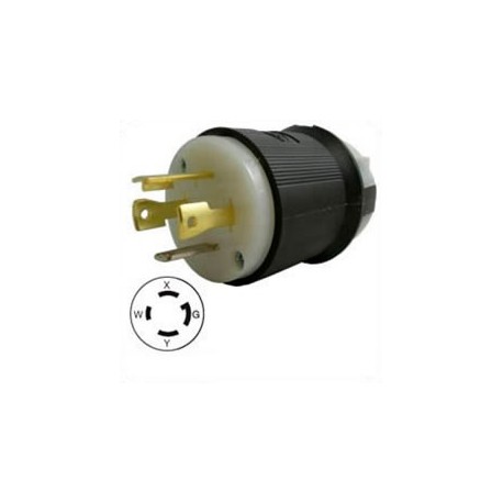 Hubbell HBL2711 NEMA L14-30 Male Plug