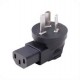 China GB 2099 Male Plug to C13 Down Female Connector 10 Amp 250