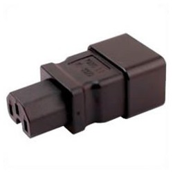 C20 Plug to C15 Connector Block Adapter - Black