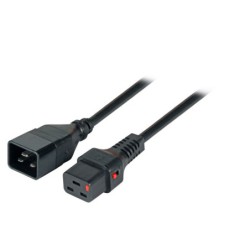 Extension Cable C20 180 graden to C19 180 graden with IEC Lock