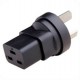 China GB 2099 Male Plug to C19 Female Connector 16 Amp 250 Volt