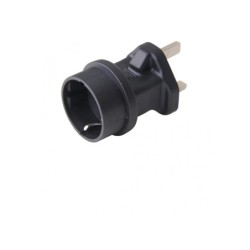 Converter plug UK BS1363 Male to Schuko CEE7/7: Connector