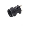 Converter plug UK BS1363 Male to Schuko CEE7/7: Connector
