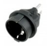 NEMA 5-15 Male to Schuko CEE7/7: Connector