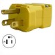Hubbell HBL5965VY NEMA 5-15 Male Plug - Valise, Yellow