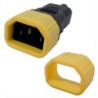 Secure Sleeve C14 in to C13 Yellow