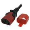Secure Sleeve C14 into C13 with Tab Red