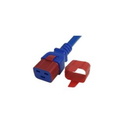 Secure Sleeve C19 in to C20 Inlet with Tab Red