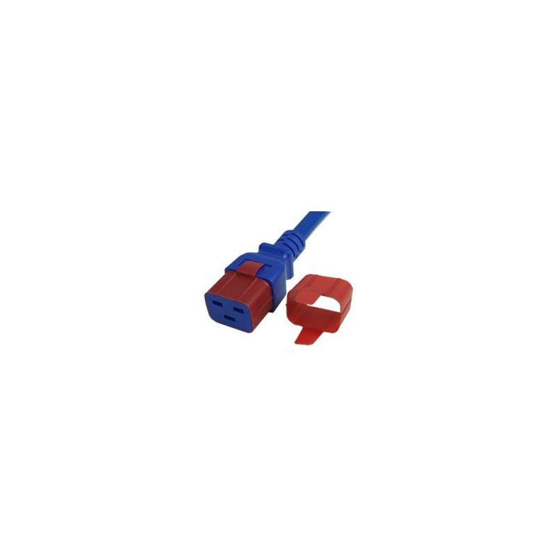 Secure Sleeve C19 in to C20 Inlet with Tab Red
