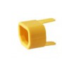 Secure Sleeve C14 in to C13 with Tab Yellow