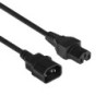 Power Cord C14 Male to C15 Female black 2m