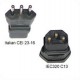 Italy CEI 23-16 Male Plug to C13 Female Connector 10 Amp 250