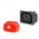 Outlet Cover C13 - Red Shield