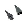 Power Cord C20 to C15 black, 1m