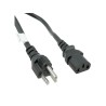 Power Cord 5 to 15 C13 black, 1.8m