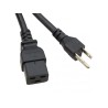 Power Cord 5 to 15 C19 black, 2.