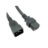C20 to C19 Black 2,5 m, 16a/250v, H05VV-F3G1.5 Power Cord