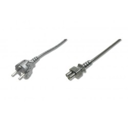 Power Cord CEE 7 7 to C5 black, 1.