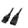 Extension Power Cable C13 to C14M F black, 2m